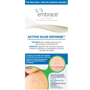 Don’t let scars hold you back—embrace® your beauty! Embrace Active Scar Defense